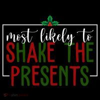 Most Likely To Shake The Presents Christmas Impact Tech Backpack