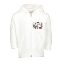 Most Likely To Shake The Presents Christmas Toddler Zip Fleece Hoodie