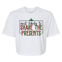 Most Likely To Shake The Presents Christmas Bella+Canvas Jersey Crop Tee