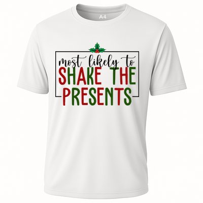 Most Likely To Shake The Presents Christmas Performance Shirt