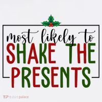 Most Likely To Shake The Presents Christmas Sustainable Bucket Hat