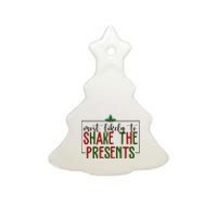 Most Likely To Shake The Presents Christmas Ceramic Tree Ornament