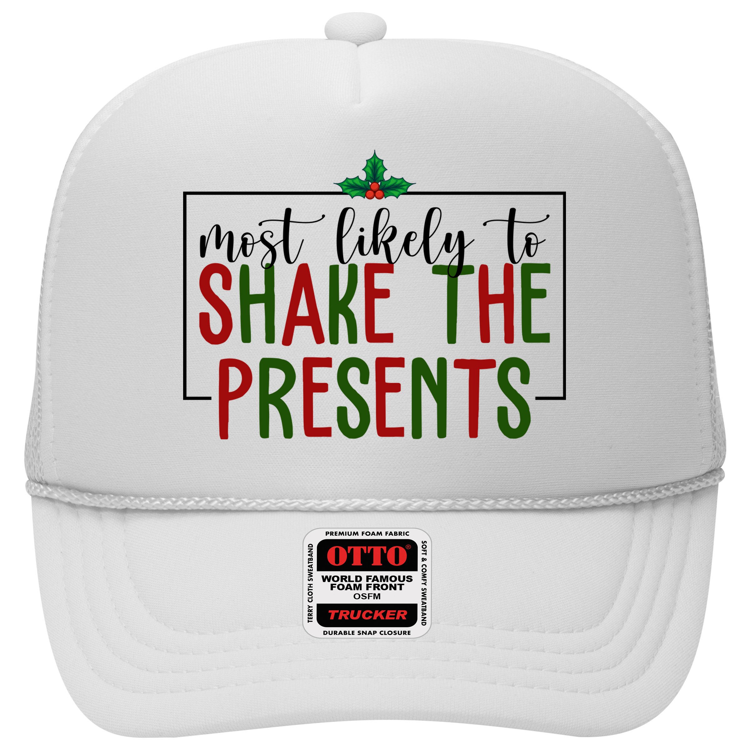 Most Likely To Shake The Presents Christmas Hat
