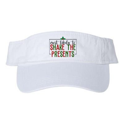 Most Likely To Shake The Presents Christmas Visor