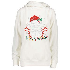 Most Likely To Be Mistaken As An Elf Christmas Family Squad Womens Funnel Neck Pullover Hood