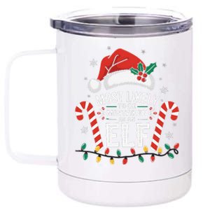 Most Likely To Be Mistaken As An Elf Christmas Family Squad 12 oz Stainless Steel Tumbler Cup