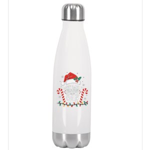 Most Likely To Be Mistaken As An Elf Christmas Family Squad Stainless Steel Insulated Water Bottle