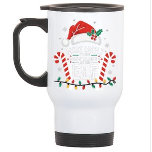 Most Likely To Be Mistaken As An Elf Christmas Family Squad Stainless Steel Travel Mug