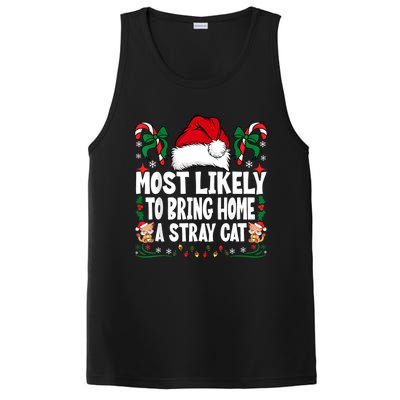 Most Likely To Bring Home A Stray Cat Matching Christmas PosiCharge Competitor Tank