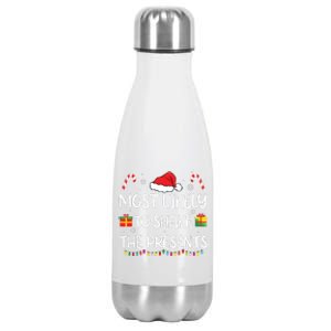 Most Likely To Shake The Presents Family Christmas Matching Stainless Steel Insulated Water Bottle