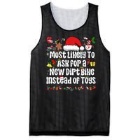 Most Likely To Ask For A New Dirt Bike Instead Of Toys Mesh Reversible Basketball Jersey Tank