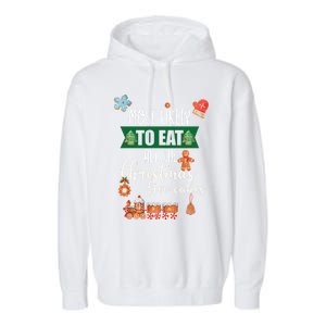 Most Likely To Eat Christmas Tree Cakes Funny Xmas Holiday Gift Garment-Dyed Fleece Hoodie