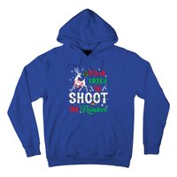 Most Likely To Shoot The Reindeer Humor Christmas Pajama Gift Hoodie