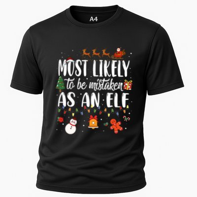 Most Likely To Be Mistaken As An Elf Family Christmas Performance Shirt