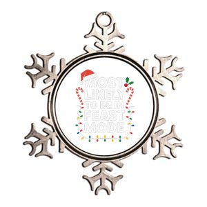 Most Like To Be In Feast The Mode Christmas Family Matching Metallic Star Ornament