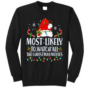 Most Likely To Watch All The Christmas Movies Matching Xmas Sweatshirt