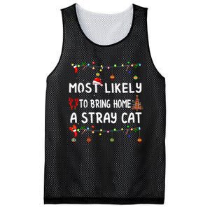 Most Likely To Christmas Funny Matching Family Pajamas Mesh Reversible Basketball Jersey Tank