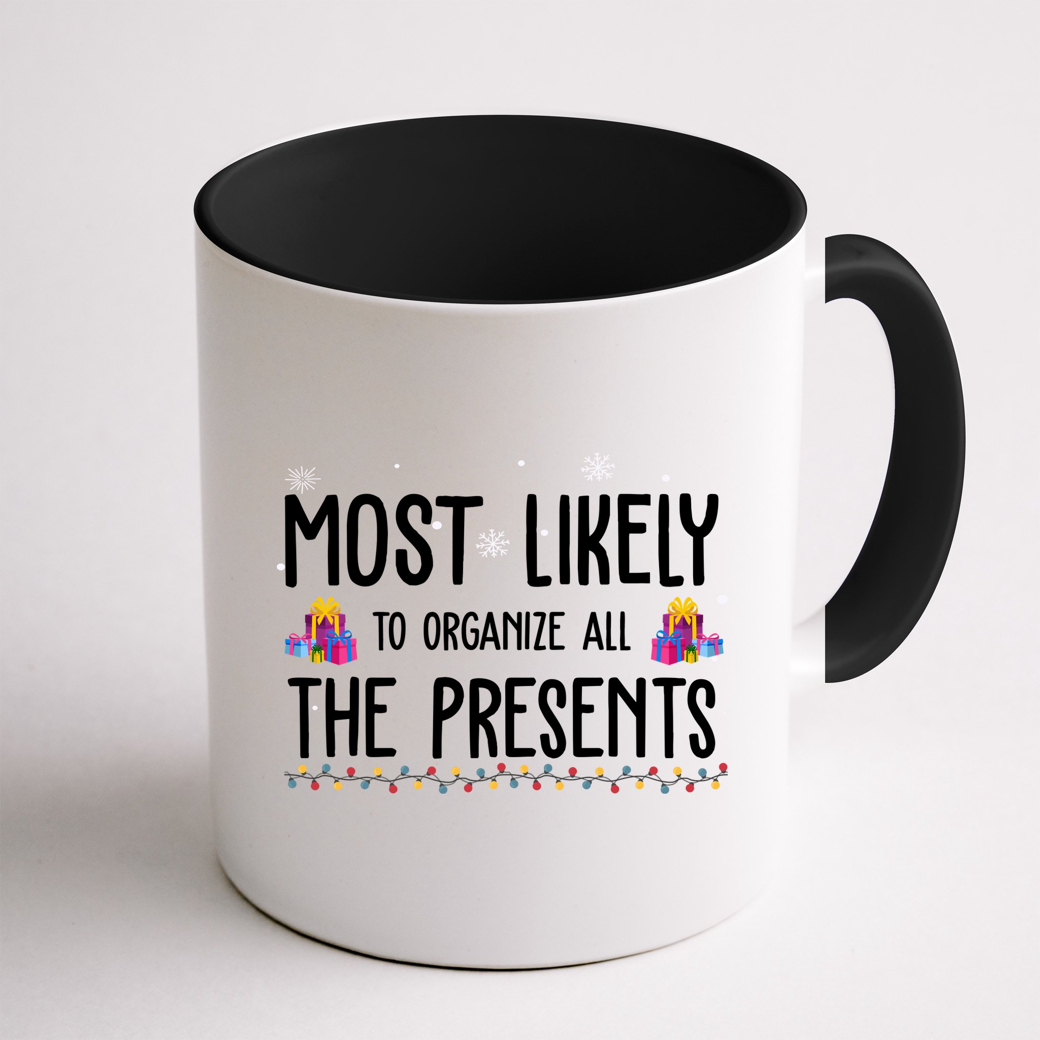 Most Likely To Organize All The Presents Funny Christmas Mug