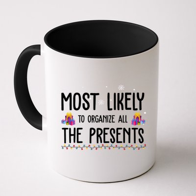 Most Likely To Organize All The Presents Funny Christmas Mug