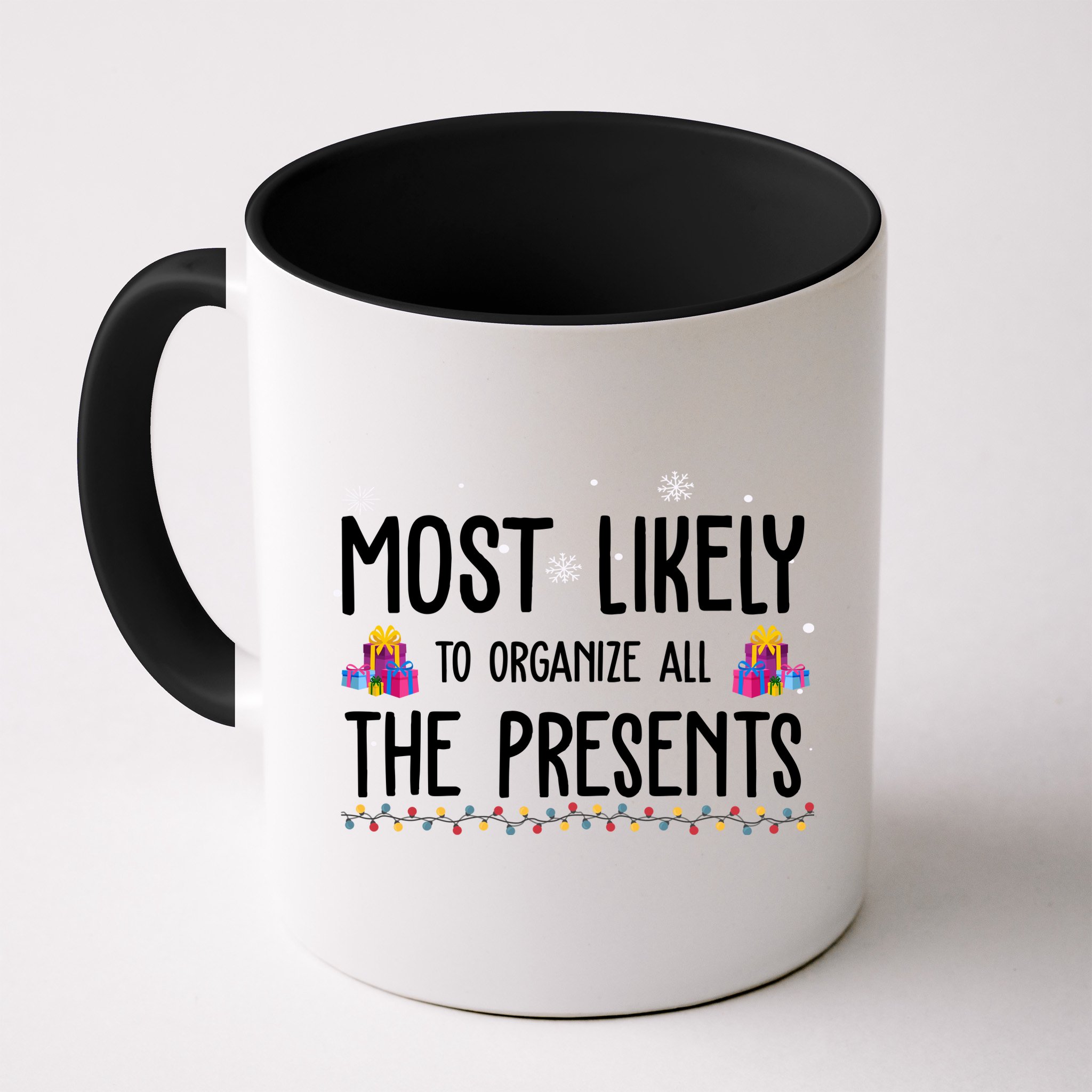 Most Likely To Organize All The Presents Funny Christmas Mug