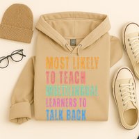 Multilingual Learners To Teach Language Talk Learner Hoodie