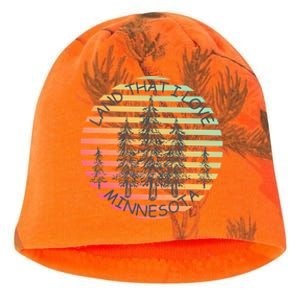 Minnesota Land That I Love Mn Pine Trees Gift Kati - Camo Knit Beanie