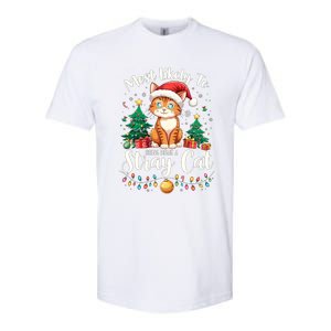 Most Likely To Bring Home A Stray Cat Christmas Santa Hat Cool Gift Softstyle CVC T-Shirt