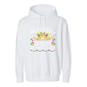 Most Likely To Start All The Shenanigans Family Mardi Gras Garment-Dyed Fleece Hoodie