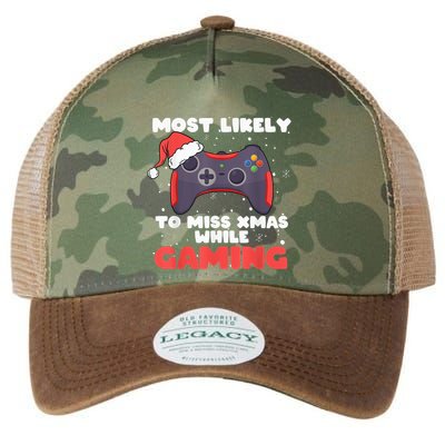Most Likely To Miss Christmas While Gaming, Xmas Family Legacy Tie Dye Trucker Hat