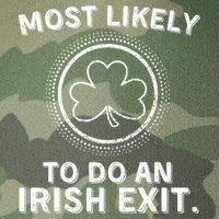 Most Likely To Do An Irish Exit Funny St Patricks Day Legacy Tie Dye Trucker Hat