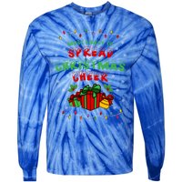 Most Likely To Spread Christmas Cheer Funny Gift Tie-Dye Long Sleeve Shirt