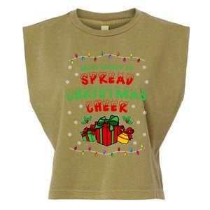 Most Likely To Spread Christmas Cheer Funny Gift Garment-Dyed Women's Muscle Tee