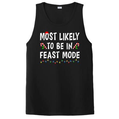 Most Likely To Be In Feast Mode Xmas Funny Family Christmas PosiCharge Competitor Tank