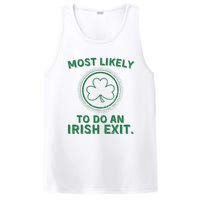 Most Likely To Do An Irish Exit Funny St Patricks Day PosiCharge Competitor Tank