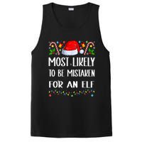 Most Likely To Be Mistaken For An Elf Christmas Pajamas PosiCharge Competitor Tank