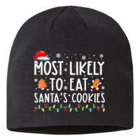 Most Likely To Eat Santas Cookies Family Christmas Holiday  Sustainable Beanie