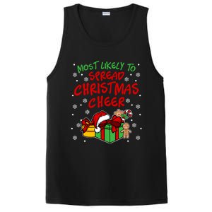 Most Likely To Spread Christmas Cheer Gift PosiCharge Competitor Tank