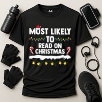 Most Likely To Read On Christmas Family Group Matching Xmas Performance Shirt