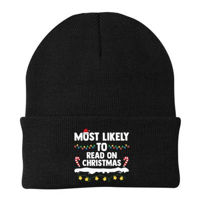 Most Likely To Read On Christmas Family Group Matching Xmas Beanie