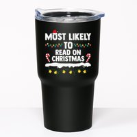 Most Likely To Read On Christmas Family Group Matching Xmas Tumbler