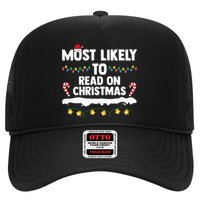 Most Likely To Read On Christmas Family Group Matching Xmas Hat