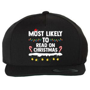 Most Likely To Read On Christmas Family Group Matching Xmas Wool Snapback Cap