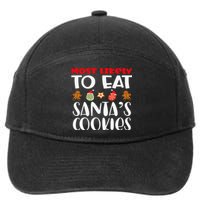 Most Likely To Eat Santas Cookies Family Xmas Holiday 7-Panel Snapback Hat