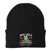 Most Likely To Forget The Hidden Presents Funny Christmas Beanie