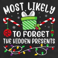 Most Likely To Forget The Hidden Presents Funny Christmas Trucker Hat
