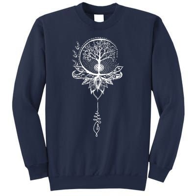 Mandala Lotus Unalome Tree Of Life Sweatshirt