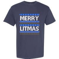 Merry Litmas Ugly Christmas Garment-Dyed Heavyweight T-Shirt