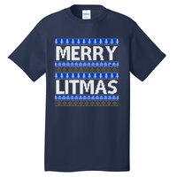 Merry Litmas Ugly Christmas Tall T-Shirt