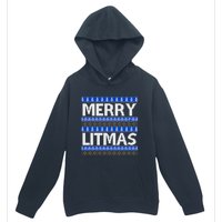 Merry Litmas Ugly Christmas Urban Pullover Hoodie