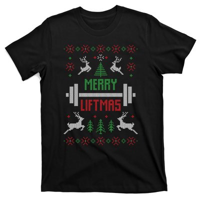 Merry Liftmas Ugly Christmas T-Shirt